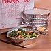 Takeout to-Go Round Restaurant Disposable Aluminum Foil Pan Sets with Flat Board Lids, 25 Count, 7 1/8