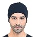 Men Slouch Hollow Beanie Thin Summer Cap Skullcap B018h (011h-Black)