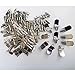 100 Pack Shelf Pegs Kit,Nickel Plated Shelf Bracket Pegs Cabinet Furniture Shelf Pins Support for Bookcase Shelves,Entertainment Centers