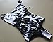 Qpladlse Women's One Piece Reversible Printed Swimwears(YM3005S) Palm Tree, Small
