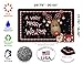 Toland Home Garden 800114 Candy Cane Reindeer Christmas Door Mat 18x30 Inch Welcome Outdoor Doormat for Entryway Indoor Entrance
