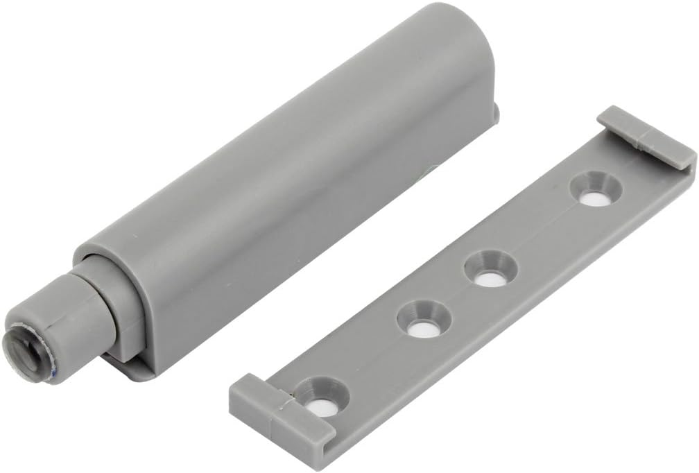 Sistema de apertura Push a armario gris para cajones de armarios