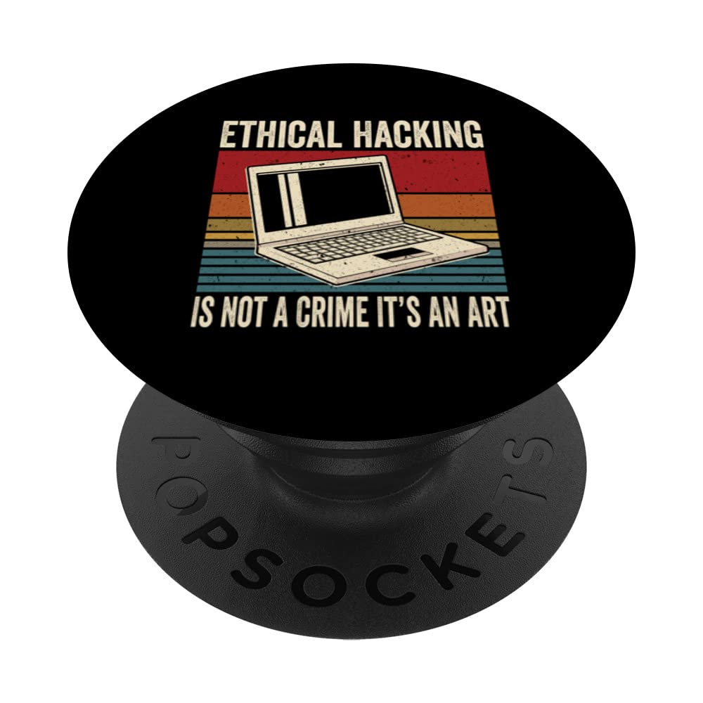 White Hat Hacker Design For A Cyber Security Specialist PopSockets Swappable PopGrip