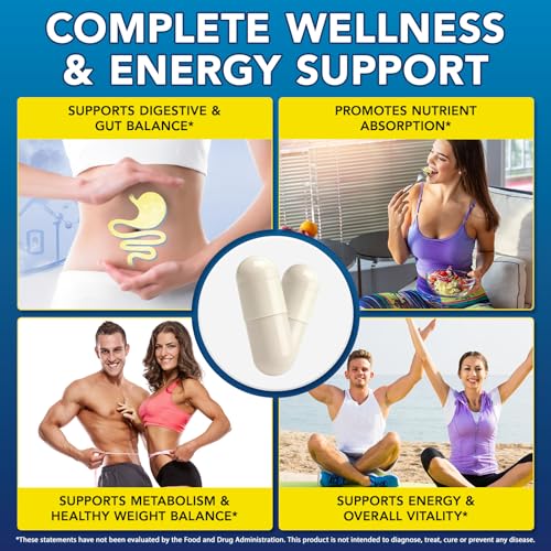 asusxcli GLP-1 Supplement - Dietary Supplement -Synbiotics - Curb Appetite, Boost Metabolism & Support Gut Health for Women & Men Lean Body Support - 90 Capsules