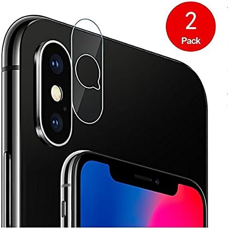 Back Camera Lens Protector for iPhone X (2 Pack), Anicle High Definition Camera Lens Tempered Glass for iPhone X /10