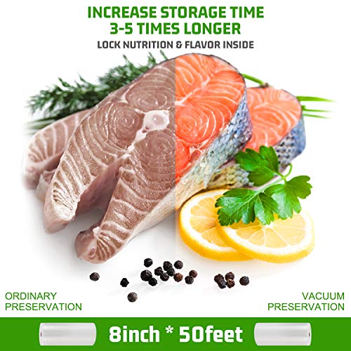 Entrige Vacuum Sealer Bags for Food, 8\