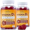 Vitamin D3 5000 IU 125mcg Gummies by New Age – 2 Pack – Support Immune Health – Non-GMO, Gluten-Free, Dairy-Free, No…