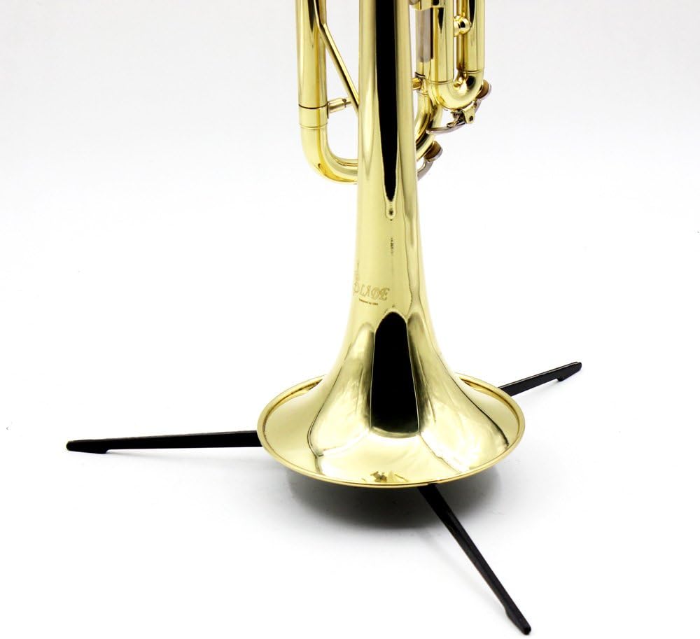 Andoer Trumpet Holder Tripod Stand Metal Leg Detachable Portable Foldable: Musical Instruments