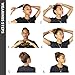 FESHFEN Human Messy Buns - 100% Human Hair Bun Real Scrunchies Hair Pieces Ponytail Extensions Wavy Tousled Updo Chignon Hairpieces for Women, Dark Brown