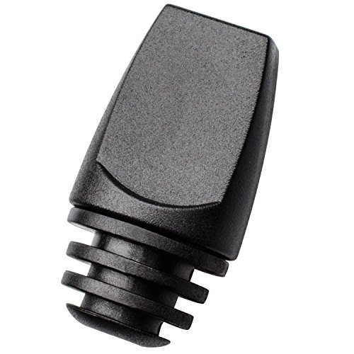 image for DYZD Plastic Zip Clip Buckle Zipper Pulls Cord Rope End Lock Black for