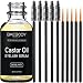 Baebody Castor Oil - for Eyelashes, Hair, Eyebrows, Face and Skin - with Treatment Applicator Kit, 1oz (30ml) primary