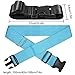 4 Packs Luggage Straps and Add A Luggage Belts, AFUNTA Adjustable Suitcase Belts Travel Bag Attachment Accessories - Blue, Black