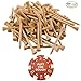 PGA Approved Professional Bamboo Golf Tees 2-3/4 Inch - FREE Poker Chip Ball Marker - Stronger than Wood Tees Biodegradable & Less Friction, 250, 500 or 1000 Bulk Bag