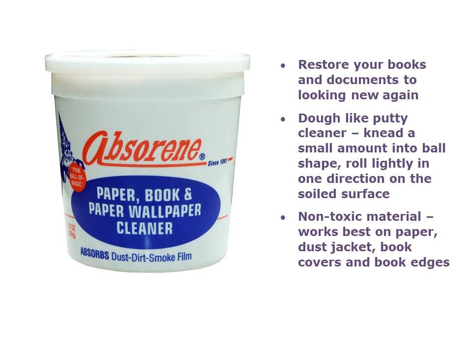 Absorene Book Cleaner and Dirt Eraser (Bundle 2 Items) for Cleaning