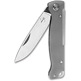 B&ouml;ker Plus&reg; Atlas SW - classic Slipjoint pocket folding knife with stainless steel handle scales - 12C27 blade - with case