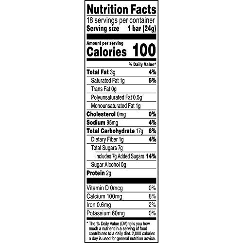 QUAKER CHEWY PEANUT BUTTER CHOCOLATE CHIP GRANOLA BARS, 15.2 OZ