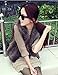 FOONEE Elastic Cuff Wrap Hair Styling Ring Mirror Metal Ponytail Holder,Gold