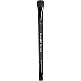 bareMinerals Dramatic Definer Eye Duo Brush, Flat Eyeshadow Brush to Build Color, Rounded Small Brush to Line + Define Eyes, Synthetic Fibers, Vegan