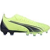 Puma Men's Ultra Match Firm Artificial Ground Sneaker, Fizzy Light-Parisian Night-Blue Glimmer, 12