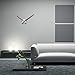YESURPRISE Modern Aluminum 3D Clock Hands Movement Time for Wall Clock House DIY Room Home Decorations Mini Silver