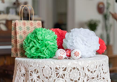 image for Art Tissue Paper, UNEEDE 180 Sheets Christmas Gift Wrap Tissue Paper f