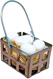 Yevison 1:6 1:12 Scale Miniature Egg Basket Model Garden Dollhouse Accessories Adorable Quality and Practical