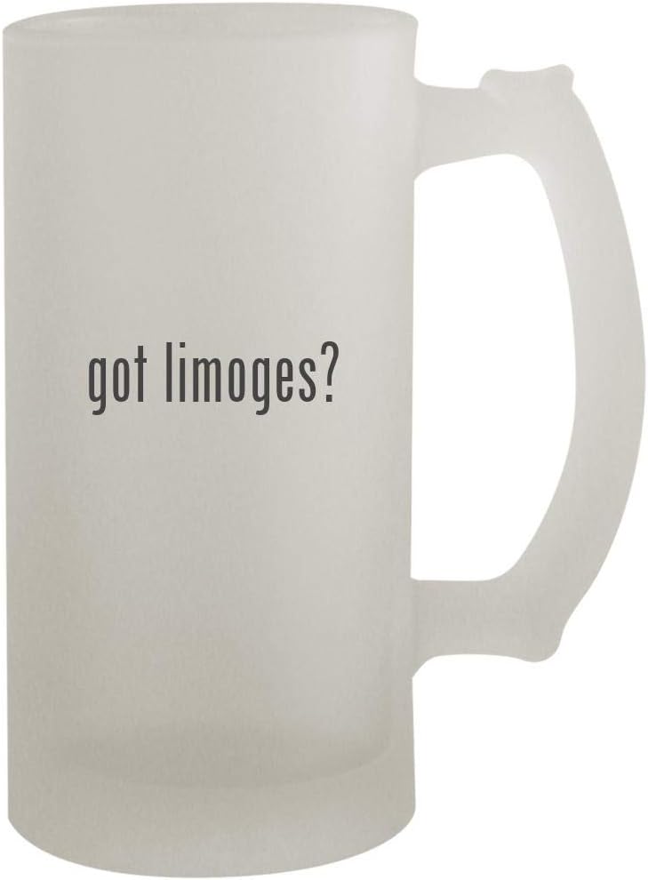 got limoges? - 16oz Frosted Beer Mug Stein, Frosted