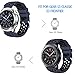 CreateGreat Compatible for Samsung Galaxy Watch 46mm,Gear S3 Soft Replacement Breathable Sport Bands with Air Holes and Quick Release Pin for Samsung Gear S3/Galaxy 46mm Watch