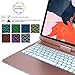 IVSO Keyboard Case for Ipad Pro 12.9 2018 3rd 360 Degree Rotation,Backlit 7 Color, IPad Case with Keyboard Apple Pencil Charging Supported Fit for Apple Ipad Pro 12.9 2018 (Rosegold)