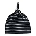 Newborn Boy Nursery Beanie Hospital Hat Cotton Adjustable Knot Cap (striped color)
