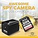 Hidden Mini Spy Camera | 1080P Full HD | Charger | Has Motion Detection | Loop Recording | Flash Transfer Stick | for Protection and Surveillance of Your Home and Office (1 Cam with 32 GB)... (32)
