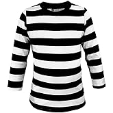 COUVER Infant Toddler Soft Cotton Crew Neck Long Sleeve Tee Shirt