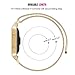 Oitom Metal Bands Strap Compatiable Fitbit Blaze,Small (5.5-6.7 in), Frame Housing+Milanese Loop Stainless Steel Accessory Band for Fitbit Blaze Fitness (Gold)