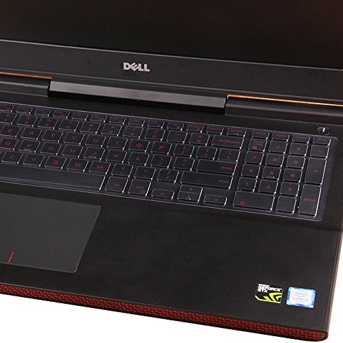 Premium Ultra Thin Keyboard Protector for 15.6 inch Dell Inspiron 15 3000 5000 and 7000 Series, 17.3 inch Dell Inspiron 17 5000 and 7000 2-in-1 Series, Dell G3 G5 G7 15.6" SeriesUS Layout