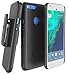 Encased Google Pixel Belt Clip Case, DuraCLIP [Secure-fit] Holster w/Slim Cover (Smooth Black)