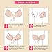 Adhesive Bra, Push Up Strapless Bra with Drawstring Reusable Invisible Silicone Backless Bras for Women (CUPB, Beige)