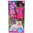 Simba Steffi Love Babysitter Doll Set, 11-in Height, Multicolor - Includes Two Baby Dolls, Baby Carrier and Accessories, for Girls