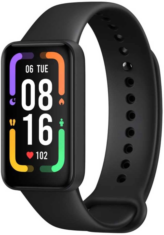XIAOMI Redmi Smart Band Pro Fitness Tracker Black One Size Heart Rate Blood