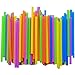 300 PACK Smoothie Straws Jumbo Plastic Extra Wide Drinking Straw - with Recipe E-Book - BPA-Free Straws - Bright Colors - Works for Smoothies, Juices Cocktails and More - by FUMCare