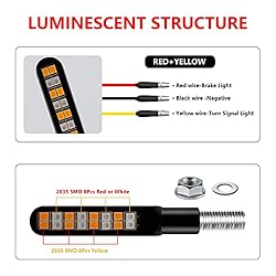 iFunyLED 2PCS Flowing LED Motorcycle Turn Signal
