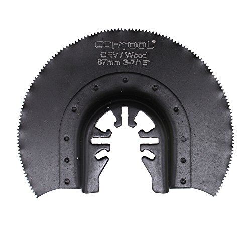 8 Pcs Precision Oscillating Multitool Blades Set Quick Release Oscillating Multifunction Saw Blade Fit Universal Porter Cable Bosch Black & Decker Dewalt Multimaster Vibration Saw Blade TF59100018