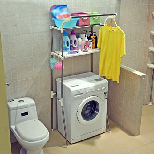 Storage racks ZCJB Washing Machine Shelf Bathroom Stainless Steel Hanging Hanger Bathroom Sort Out Toilets Bathroom Supplies Rack
