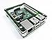 C4Labs Zebra Case Kit for Raspberry Pi 3B+, Pi 2, Pi B+ and 2B w/Power Cord & Heatsinks - Evergreen