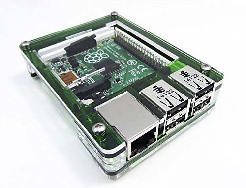 Zebra Case - Raspberry Pi 3, Pi 2, Pi B+ and 2B (Evergreen) with Heatsinks ~ C4Labs