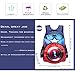 Waterproof Kindergarten Child Book Bag Durable Boy School Bags for Kid Elementary Student Backpack Bookbags for Children (Captain America, Large)