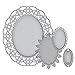Spellbinders S4-492 Nestabilities Oval Regalia Etched/Wafer Thin Dies