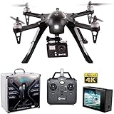 HOLIDAY SPECIAL! Contixo F17+ RC Quadcopter Photography Drone 4K Ultra HD Camera 16MP, Brushless Motors, 1 High Capacity Battery, Supports GoPro Hero Cameras, Alum Hard Case - Best Gift For Christmas