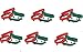 (24) CHRISTMAS Jingle Bells Rubber Bracelets with Metal Jingles ~ Holiday Party Favors Prize ~ Secreet Santa School Teacher Gifts ~ Parade Accessory ~ Imprint JINGLE ALL THE WAY ~ New