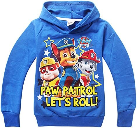 Kids Necessaries Boys' Paw Patrol Long Sleeve T-Shirt (Blue, 100/3-4T)