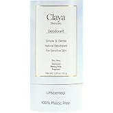 Plastic Free Deodorant for Sensitive Underarms – Fragrance-Free and Aluminum-Free.